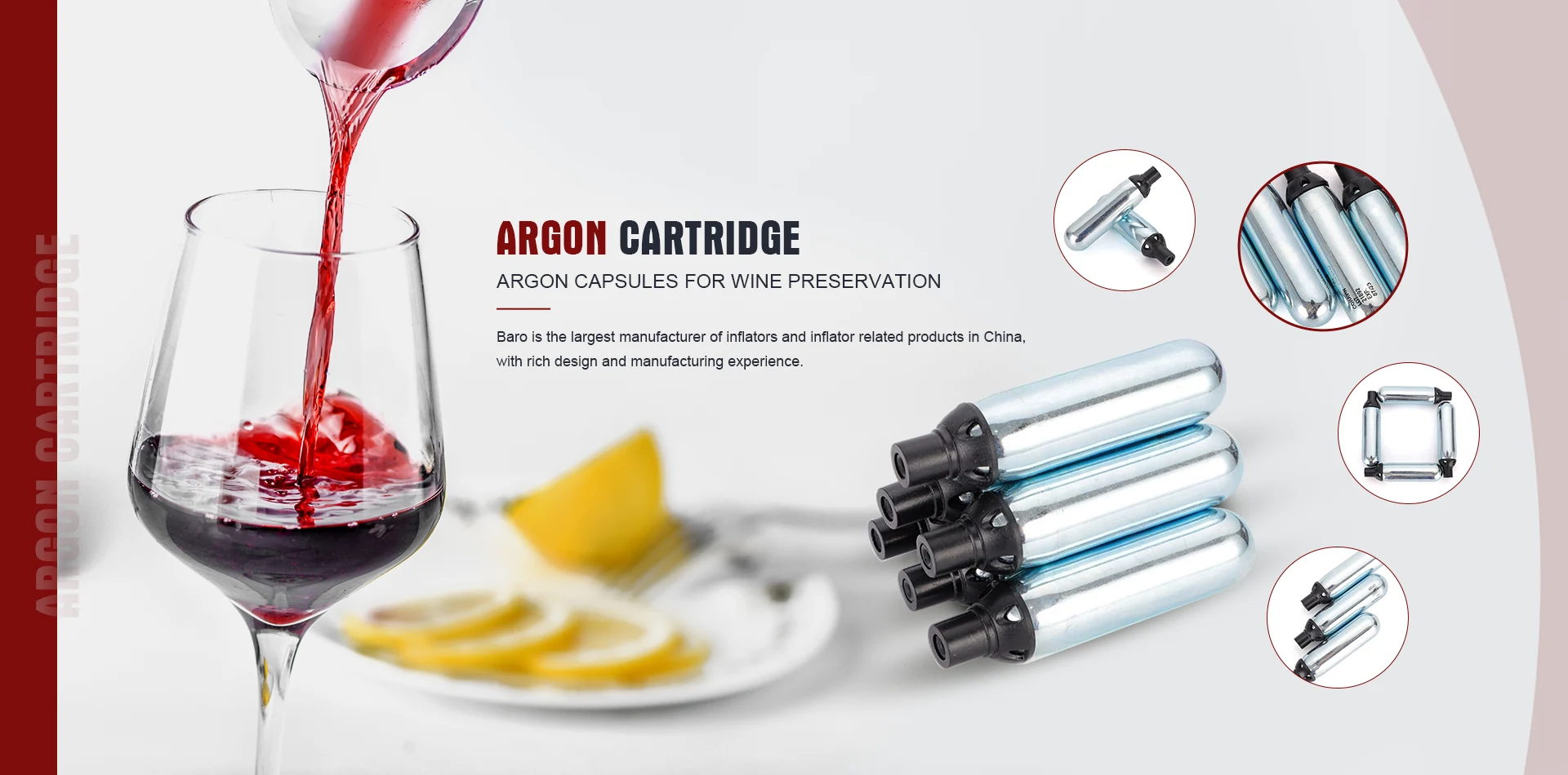 Argon Cartridge တင်သွင်းသူ