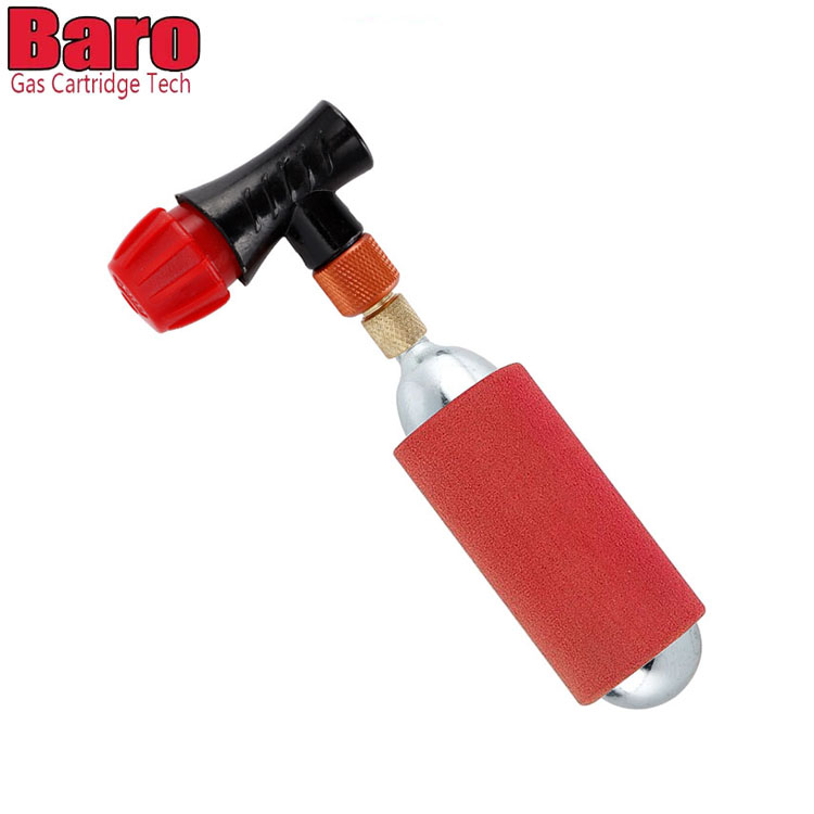 အိတ်ဆောင် CO2 Cartridge စက်ဘီး Pump Valve ဦးခေါင်း